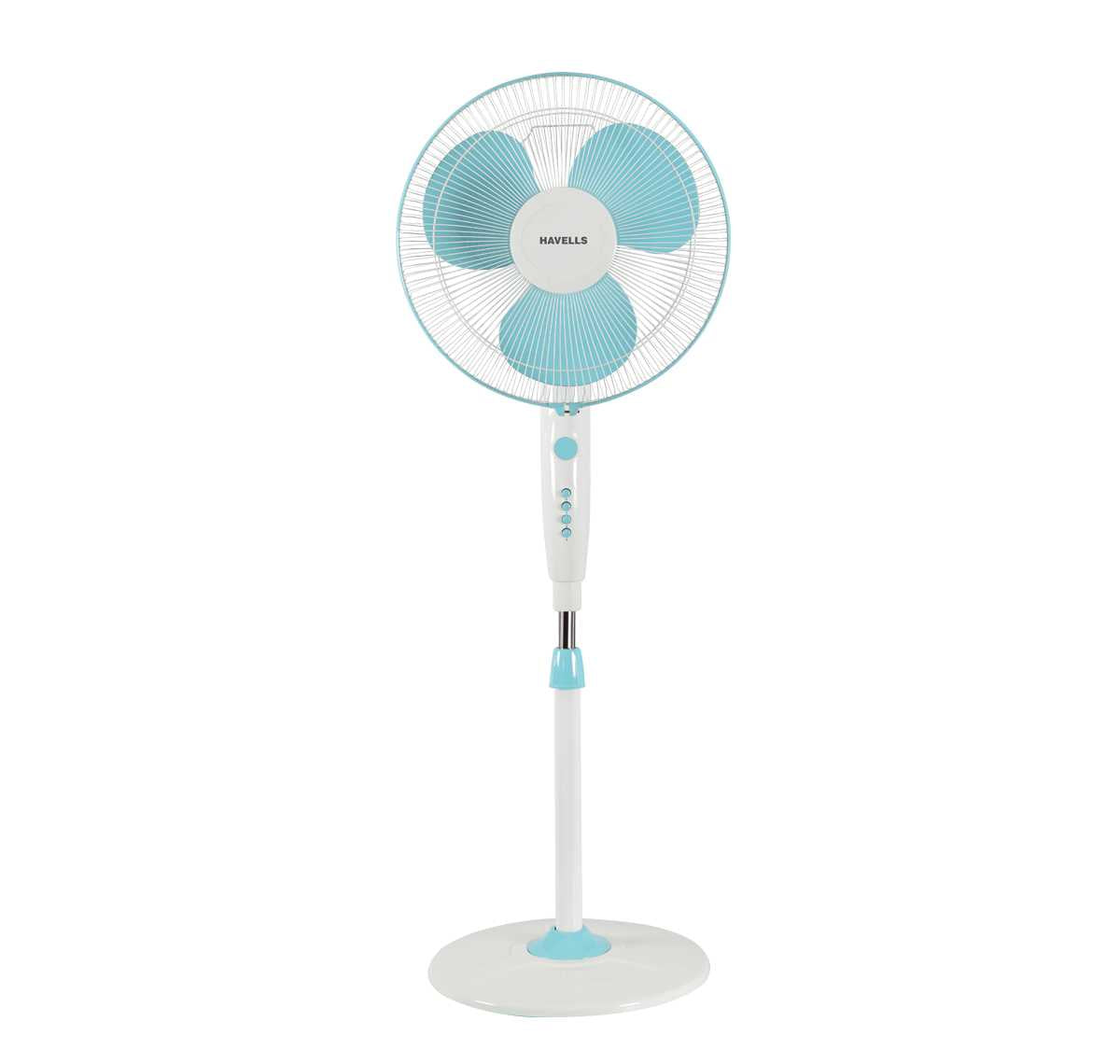 Havells Trendy Pedestal Fan Blue White 400 mm