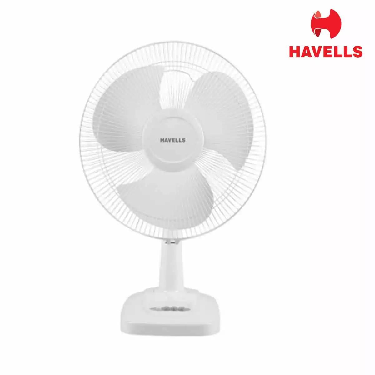 Havells Velocity Neo HS Table Fans White 400 mm