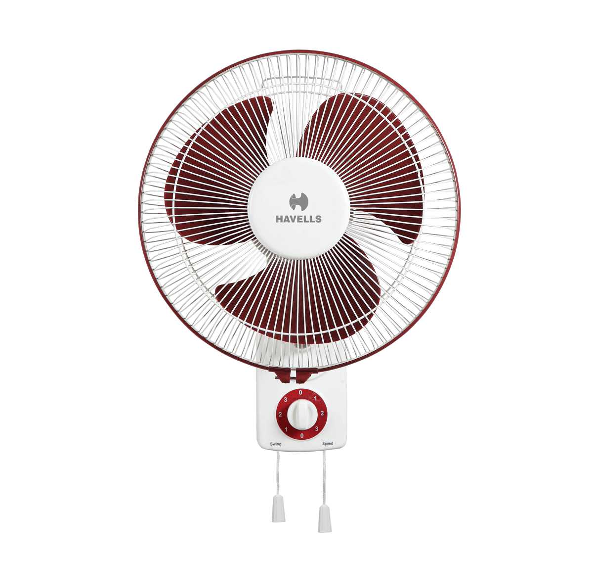 Havells Accelero HS Wall-Mounted Fan White Red 400 mm