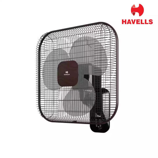 Havells Aindrila Premium Wall Fans Brown Black 400 mm