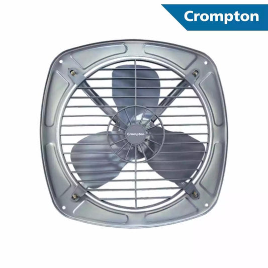 Crompton Domestic Exhaust Range Metal Exhaust Fans Trans Air 6" Grey 225 mm