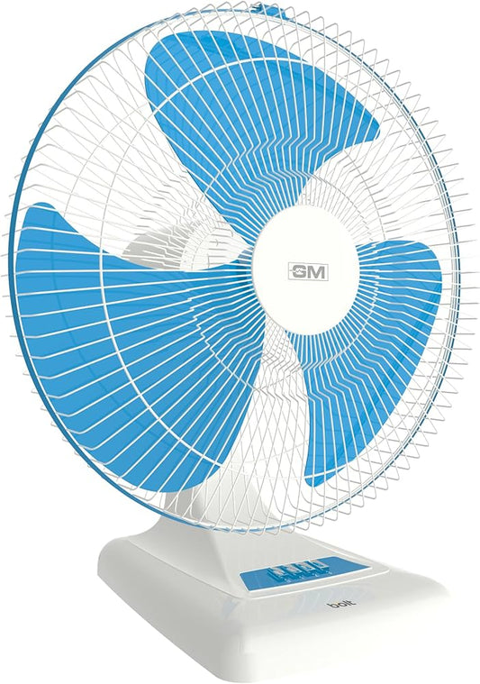 GM Table Fan Livo Plus Blue 400 mm