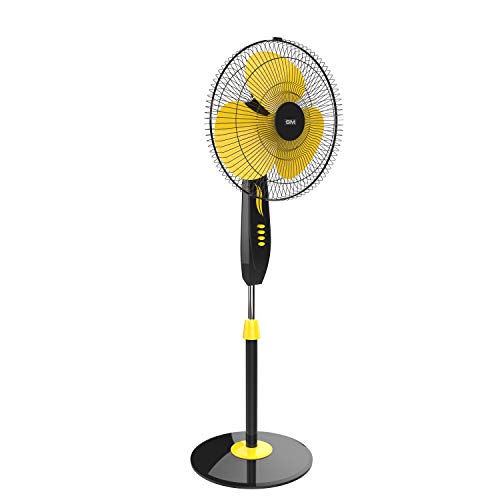 GM Pedestal Fan Dynamite  Circulator Gold Black 450 mm