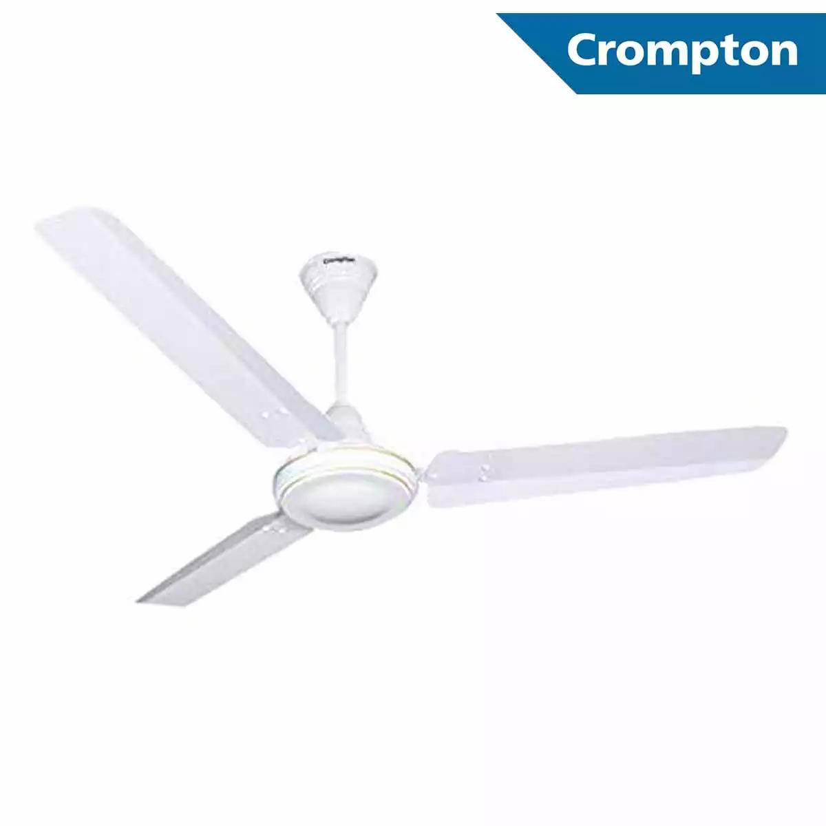 Crompton Standard Ceiling Fans High Speed Opal White 1200 mm