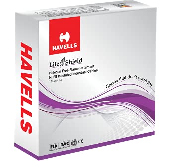 Havells Life Line Plus S3 HRFR PVC Wires,1.5 Sqmm, Grey, 90 Mtrs