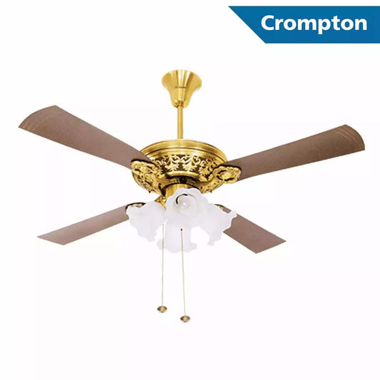 Crompton Super Premium Ceiling Fans Nebula Antique Brass 1235 mm