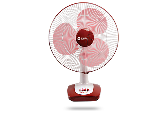 Orient Desk 26 Table Fan Crimson Red 400mm