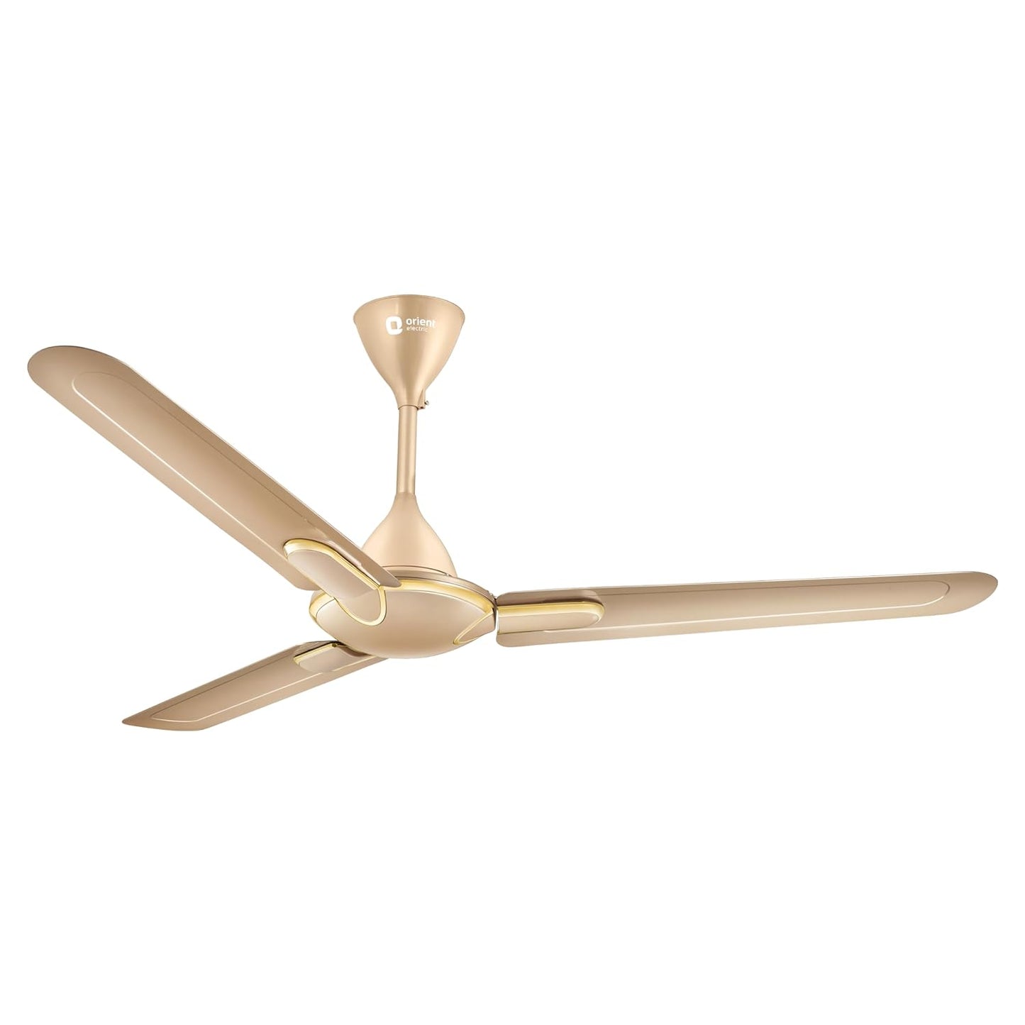 Orient Stallion Designer fans Brushed Brass 1320 mm