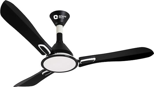 Orient Areta Trendz Designer fans Matelic. Black 1200mm