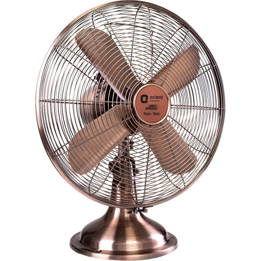 Orient Retro Relic Table Fan Antique Bronze 300 mm