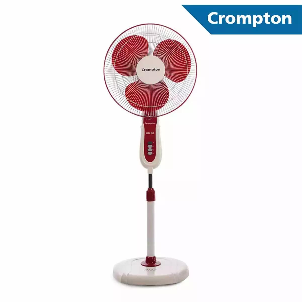 Crompton Pedestal Fans PF Hiflo Neo Red 400 mm