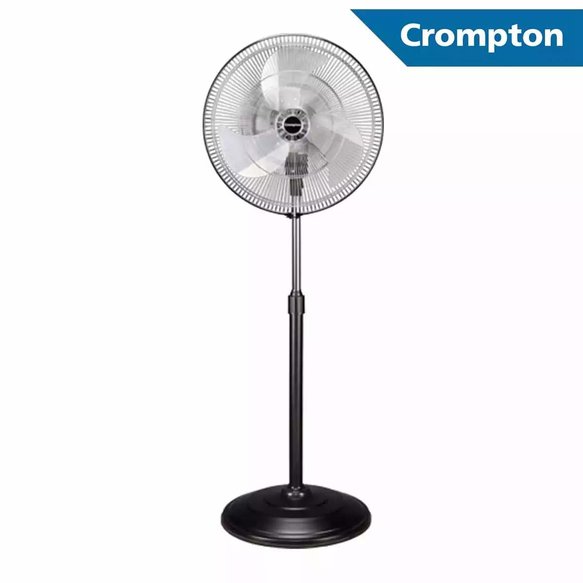 Crompton Pedestal Fans Supremus Farrata Black 400 mm