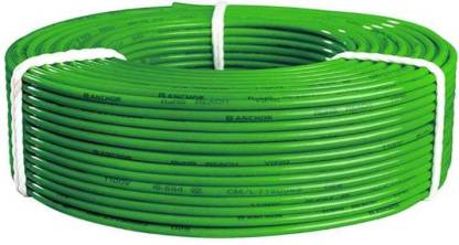 Anchor  FR-LSH Wires 1 Sqmm Green 180 Mtrs