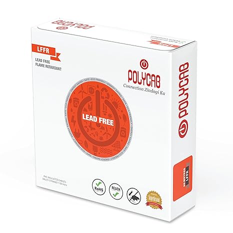 Polycab Copper Flexible FR-LSH multi core cable 2 core 1.5 sqmm 100 mtr