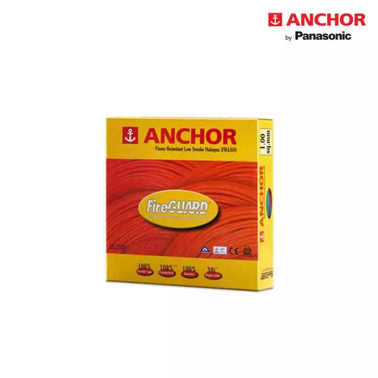 Anchor  FR-LSH Wires 6 Sqmm Red 90 Mtrs