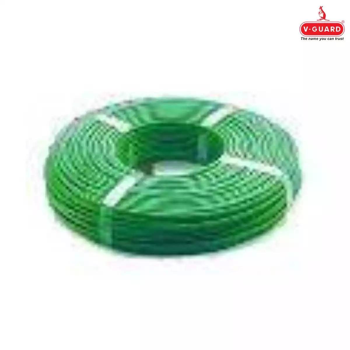 V-Guard FR-LSH Wires 1.5 Sqmm Green 200 Mtrs