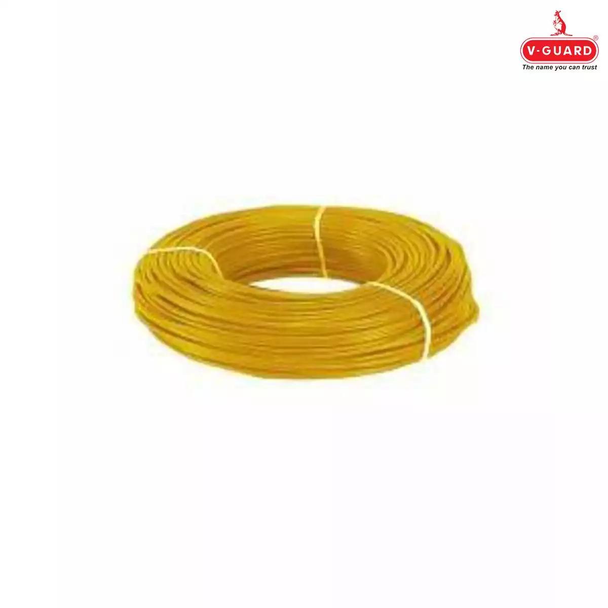 V-Guard FR-LSH Wires 1.0 Sqmm Yellow 200 Mtrs