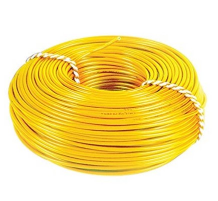 V-Guard FR Wires 4 Sqmm Yellow 200 Mtrs