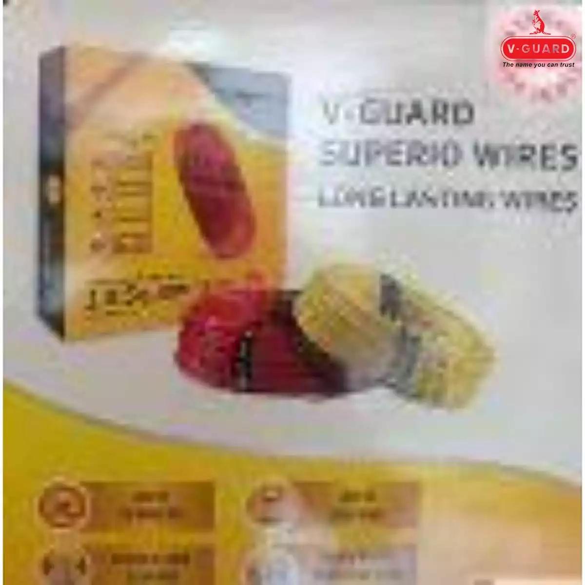 V-Guard Superio FR Wires 1.0 Sqmm Yellow 90 Mtrs