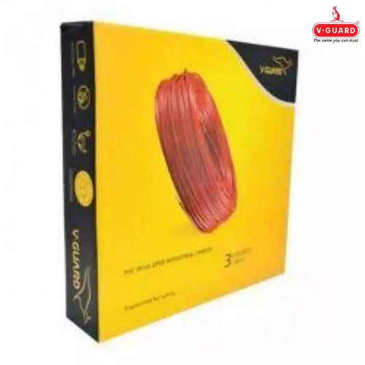 V-Guard Superio FR Wires 6.0 Sqmm Red 90 Mtrs