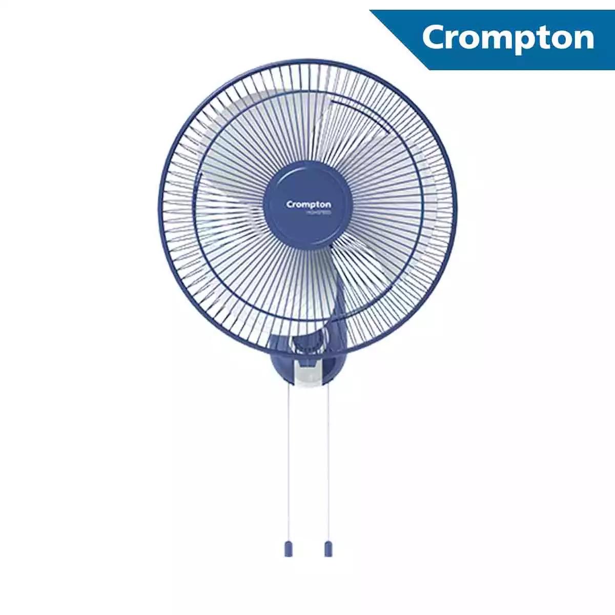 Crompton Wall Mounting Fans WM HS Torpedo Blue White 400 mm