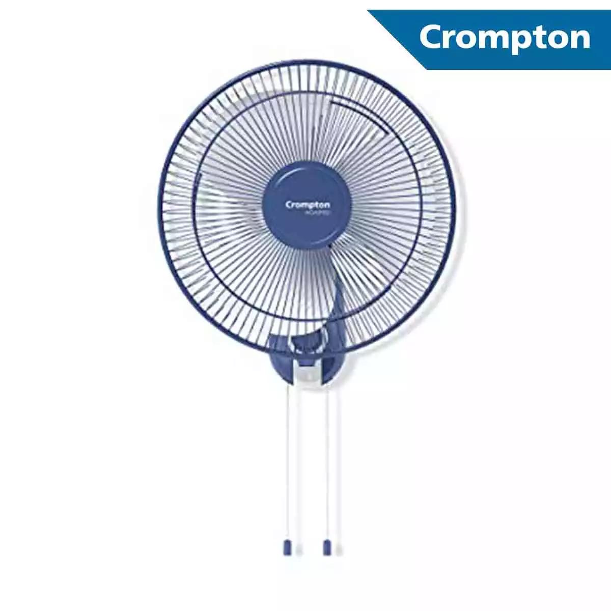 Crompton Wall Mounting Fans WM HS Torpedo Blue White 400 mm