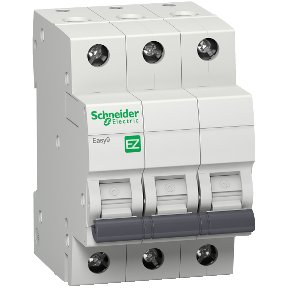 Schneider Electric Easy9 MCB C Curve 10kA 3 Pole 6A