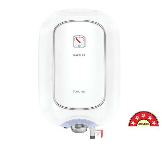 Havells Vertical-Storage-Water-Heater Puro DX 10L White