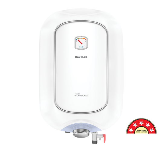 Havells Vertical-Storage-Water-Heater Puro Turbo DX 6L White