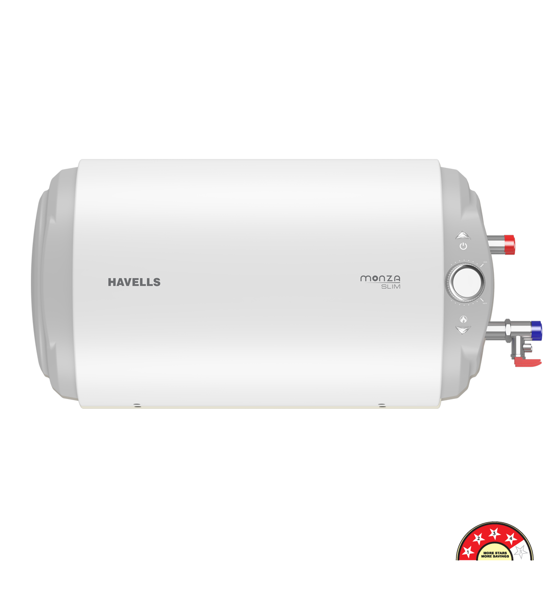 Havells Horizontal-Storage-water-heater Monza Slim 15L-Left White