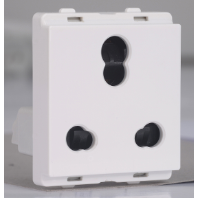 Schneider Electric Livia 6A/16A 3-pin Socket Outlet with Shutter