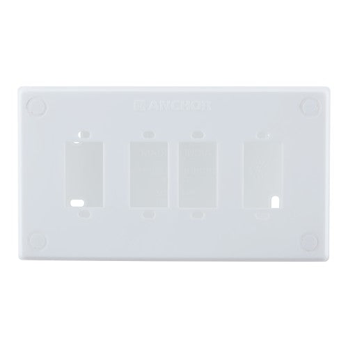 Anchor Panasonic Plastic Surface Box 4X7 4 Way